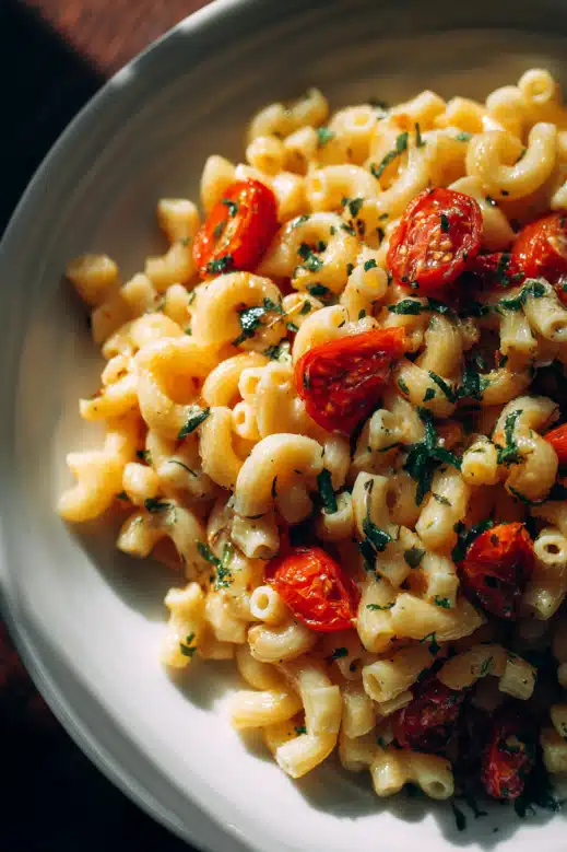 Ditalini Pasta Recipe: A Cozy Classic with Endless Variations 6 Creamy ditalini pasta with roasted tomatoes and herbs