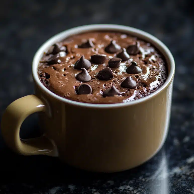 Brownie in a mug microwave Swiss Miss