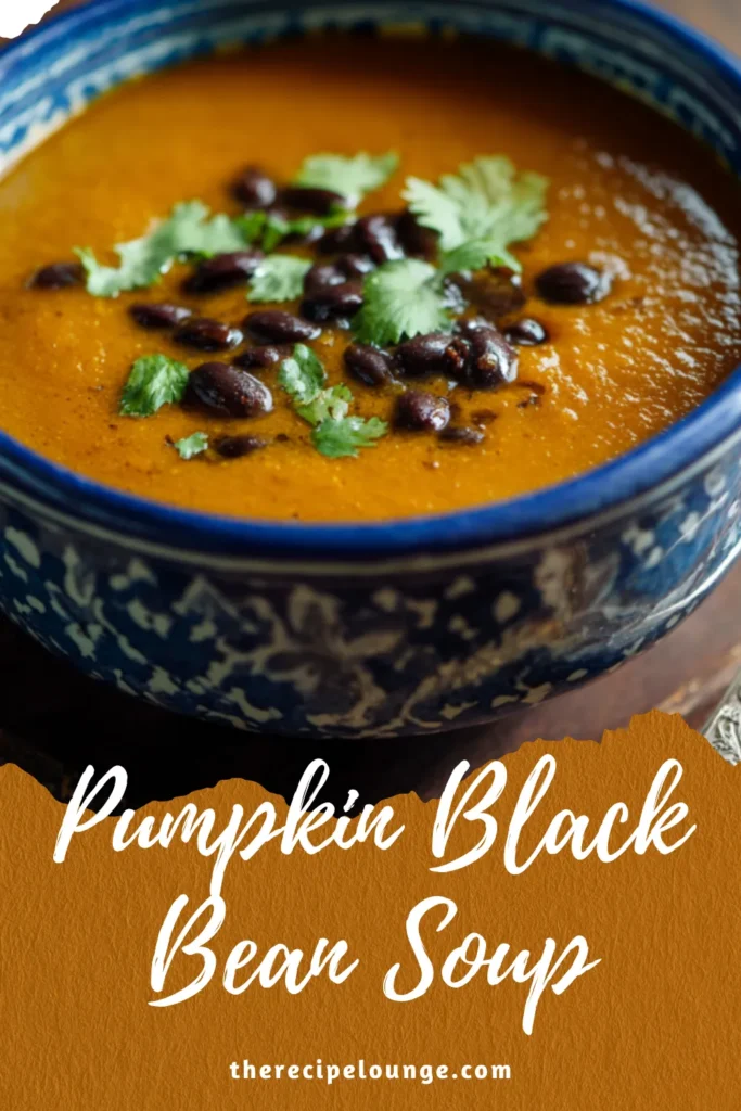 Cozy Pumpkin Black Bean Soup 4 4 4