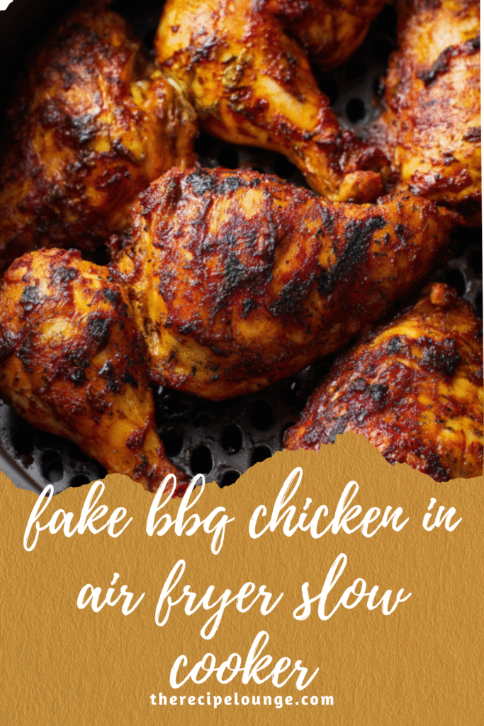 Fake BBQ Chicken in Air Fryer Slow Cooker: Flavor Without the Grill 11 fake BBQ chicken in air fryer slow cooker kraft-style graphic