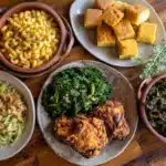 Soulfood Recipes You’ll Love: Comforting, Rich, and Full of History 7 anouar.amine 60995 Soulfood plated meal with mac and cheese fri ae17824a 9915 4f84 97f2 1078560525c8