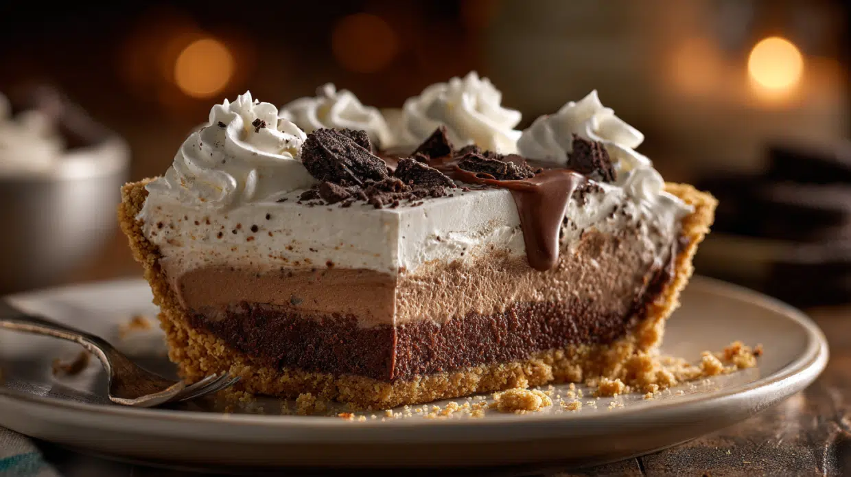 Mudpies recipe with chocolate layers