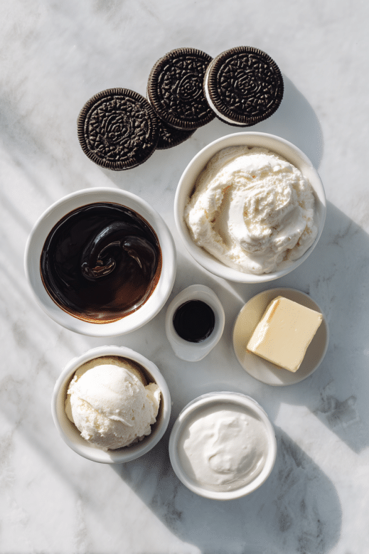 Mudpies Recipe That Will Melt in Your Mouth 7 Mudpies recipe ingredients flat lay