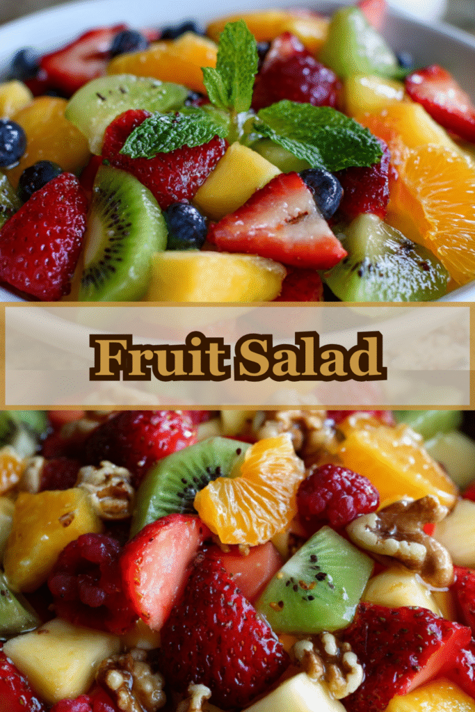 Fresh Morning Fruit Salad with Honey Yogurt Dressing: A Healthy Start to Your Day 2 1 3