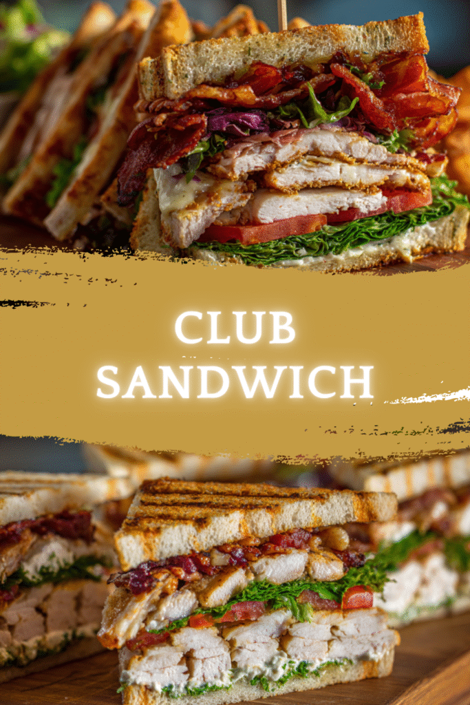 Ultimate Club Sandwich with Turkey, Ham & Bacon 3 2 1