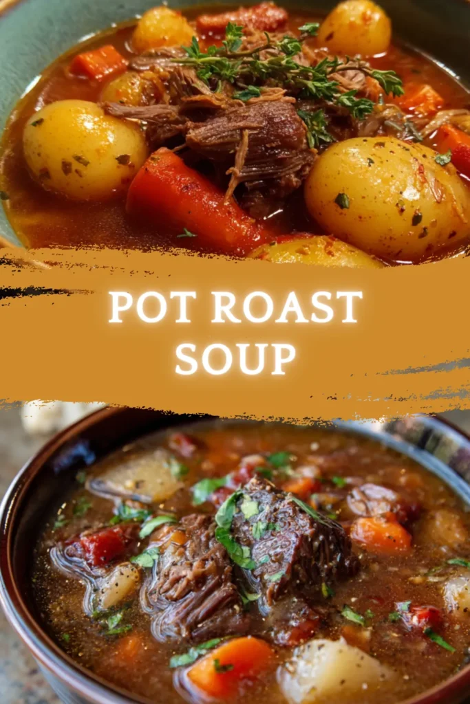 Hearty 30-Minute Pot Roast Soup with Leftover Beef 2 2 10