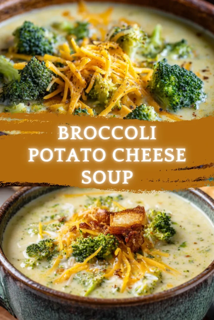 Broccoli Potato Cheese Soup: The Coziest Bowl of Comfort 2 2 5