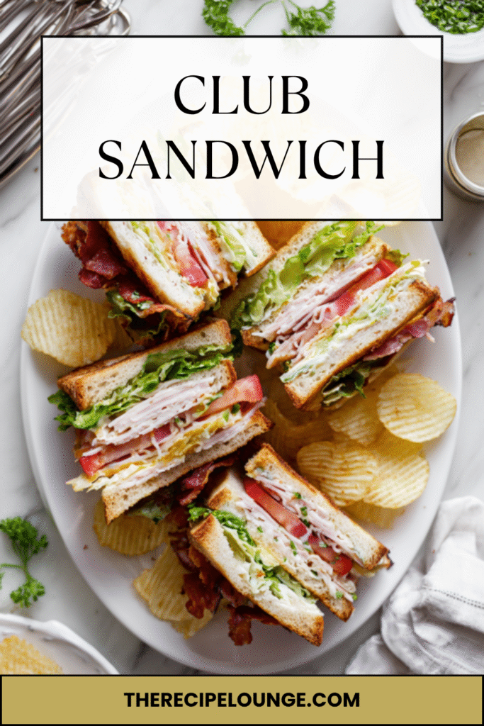 Ultimate Club Sandwich with Turkey, Ham & Bacon 4 3 3