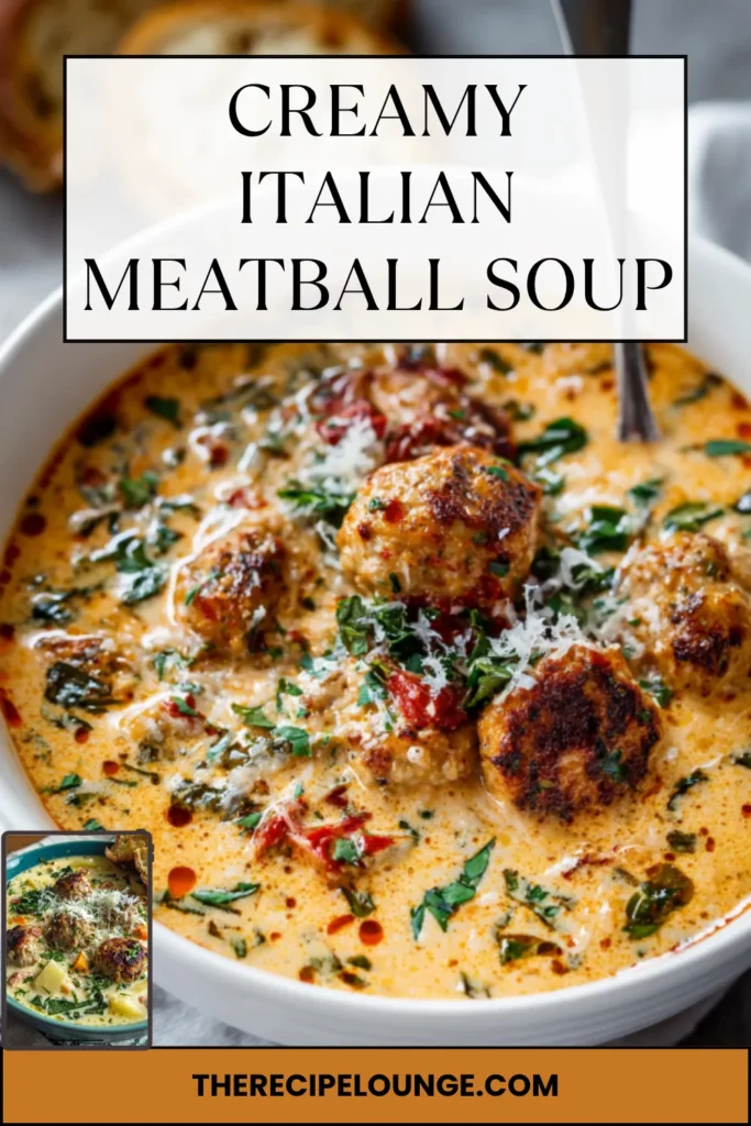 Creamy Italian Meatball Soup 3 3 4 3