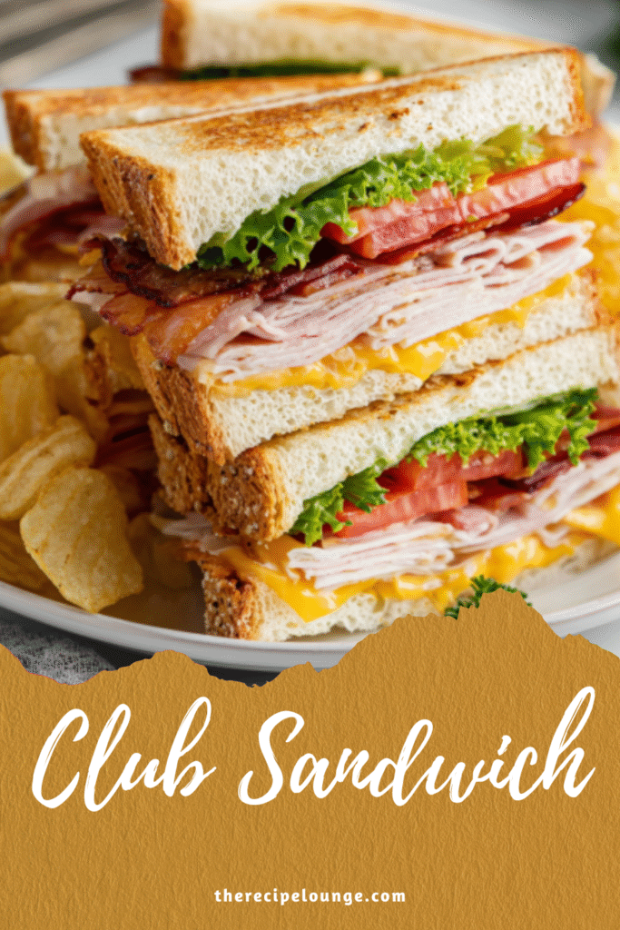 Ultimate Club Sandwich with Turkey, Ham & Bacon 5 4 1