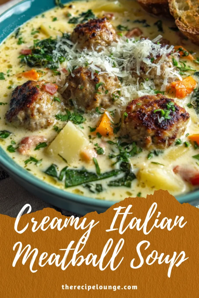 Creamy Italian Meatball Soup 4 4 3 3