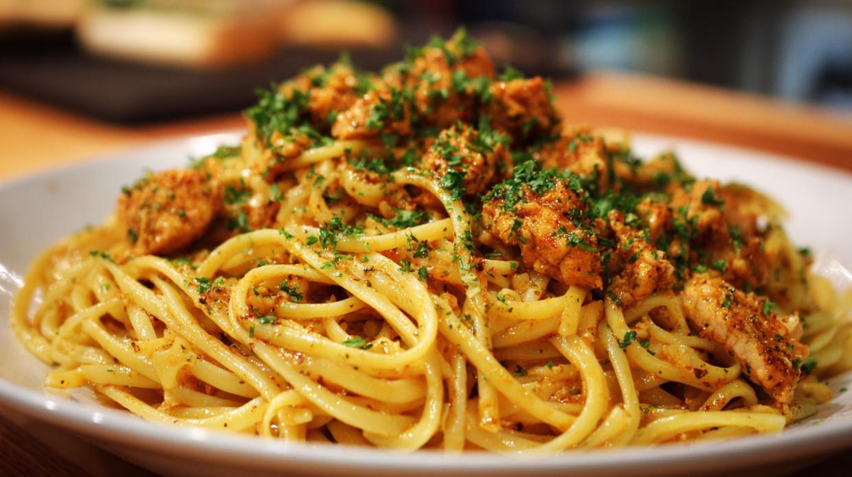 Cowboy Butter Chicken Linguine Creamy, Zesty, and Ready in 25 Minutes