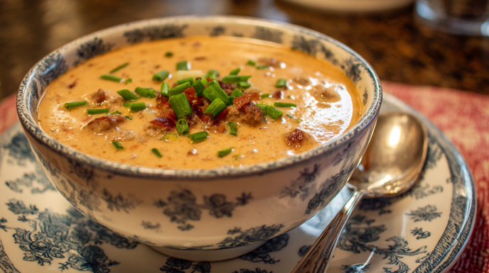 Creamy Bean Sausage Soup – Cozy, Flavor-Packed Comfort in a Bowl