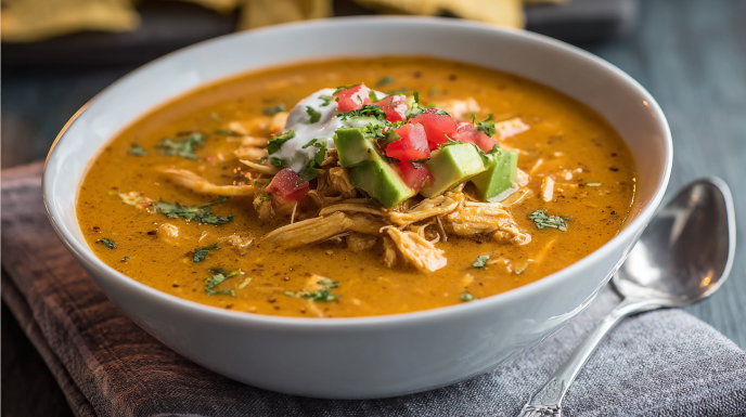 Creamy Chicken Tortilla Soup