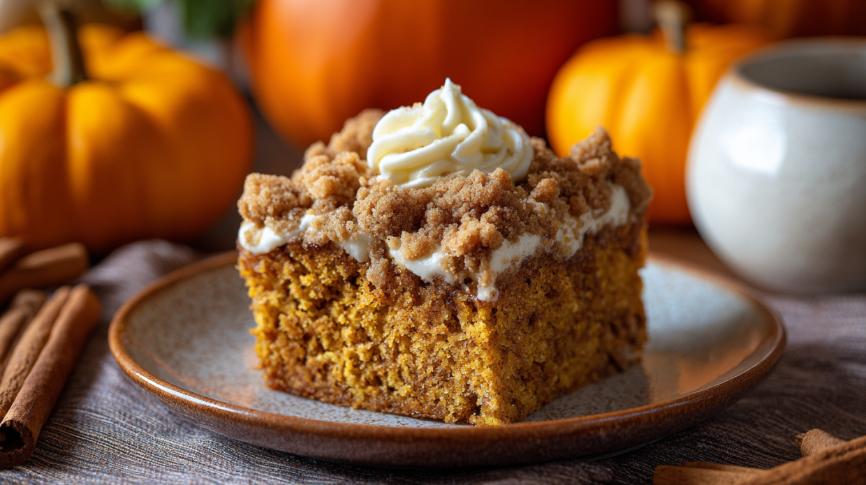 Pumpkin Spice Crumb Cake That Screams Fall