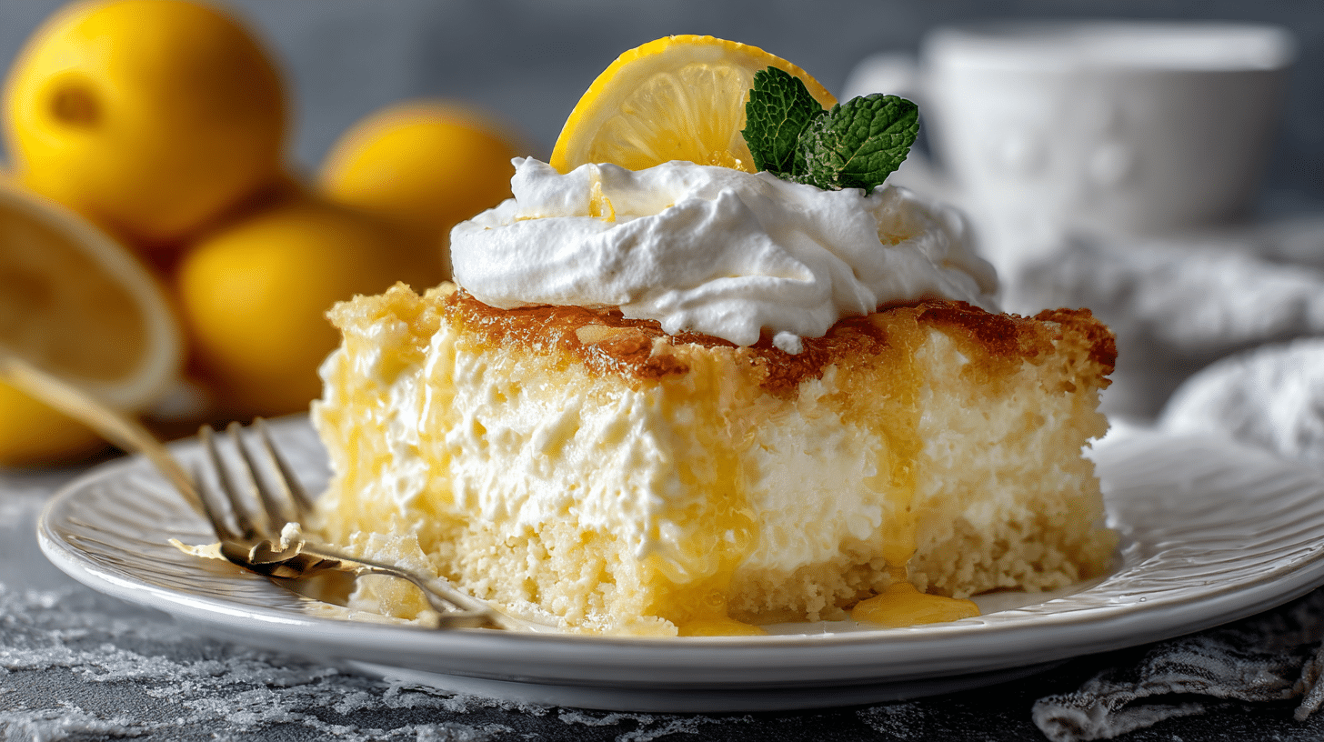 Lemon Cream Cheese Dump Cake Bright, Easy, and Bursting with Flavor