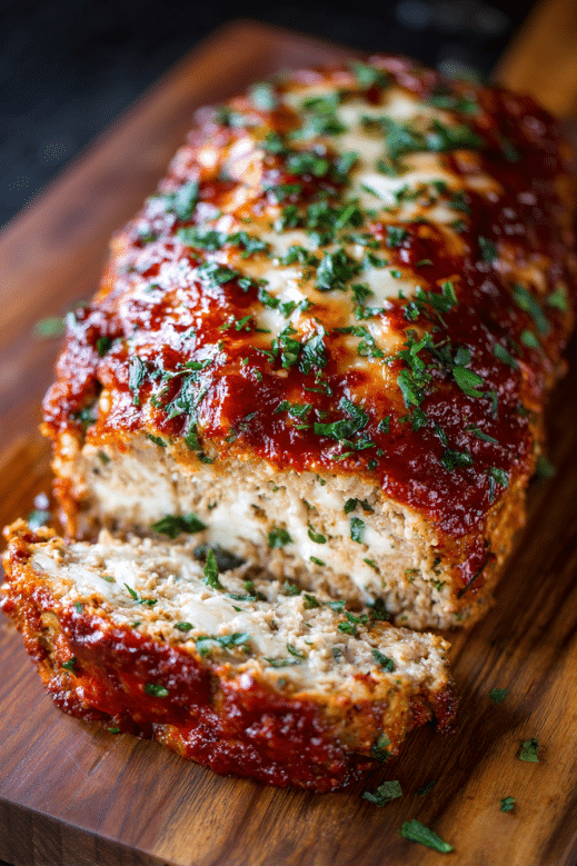 Garlic Parmesan Chicken Meatloaf: The Easiest Weeknight Winner 8 Garlic parmesan chicken meatloaf recipe card layout