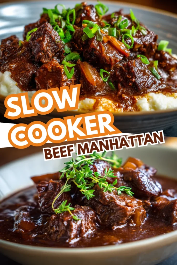 Slow Cooker Beef Manhattan (Comfort Food Classic!) 2 1 11 3
