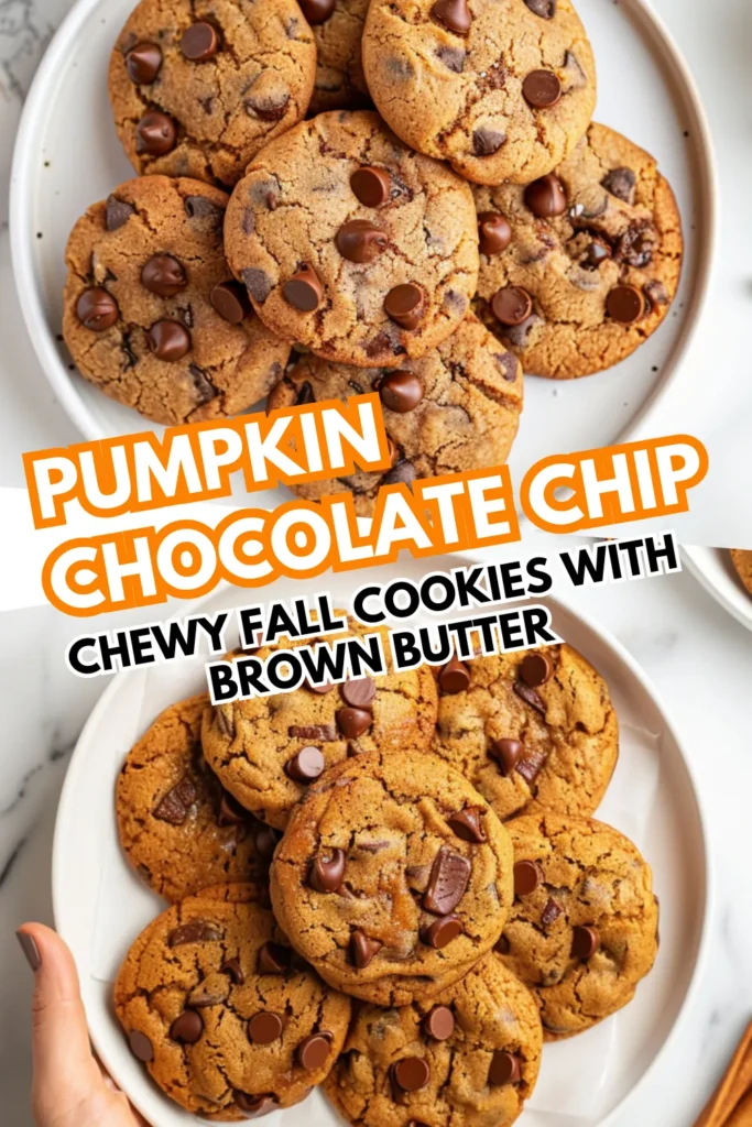 Brown Butter Pumpkin Chocolate Chip Cookies 2 1 35 1