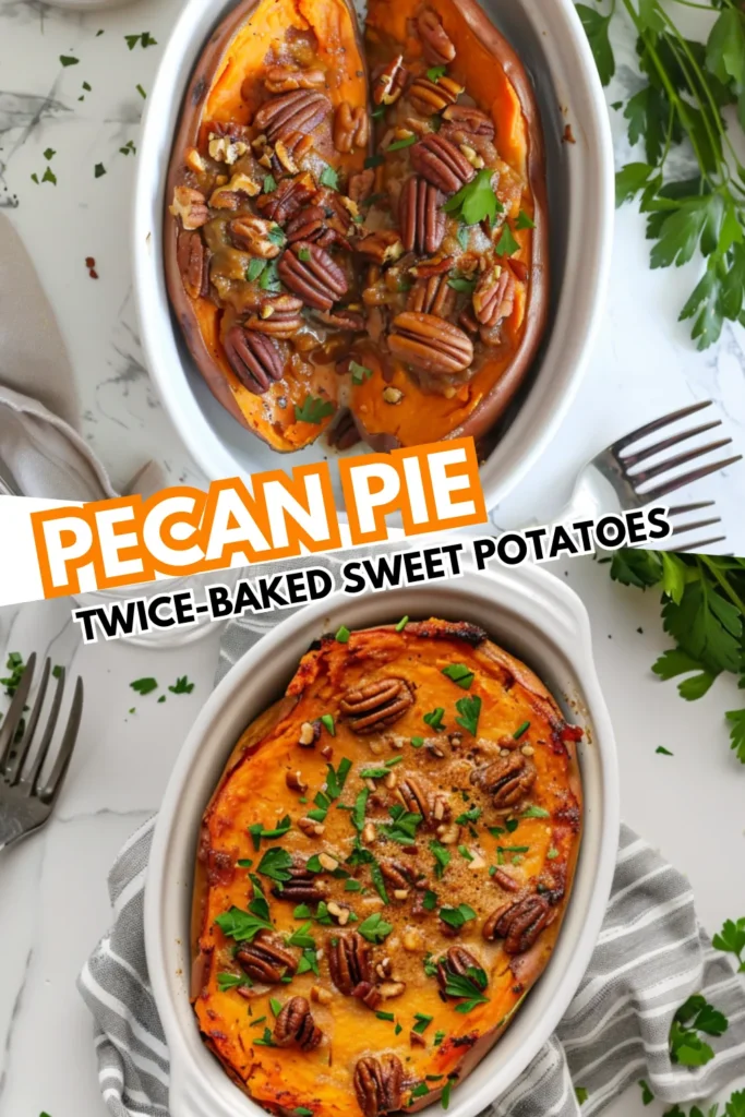 Pecan Pie Twice-Baked Sweet Potatoes 2 1 36 1