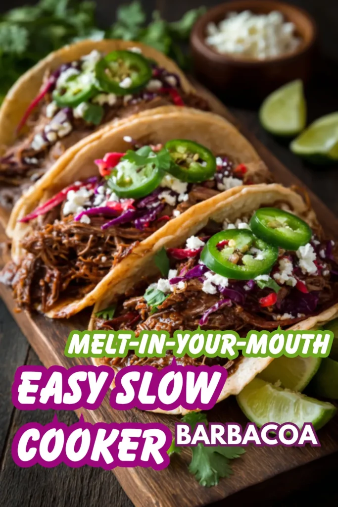 Easy Slow Cooker Barbacoa (Set It & Forget It!) 2 2 15 1