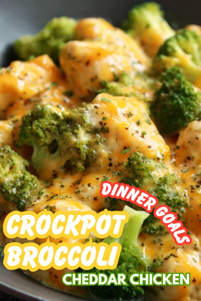 Crockpot Broccoli Cheddar Chicken Creamy, Cheesy Comfort Food! 2 2 17 1