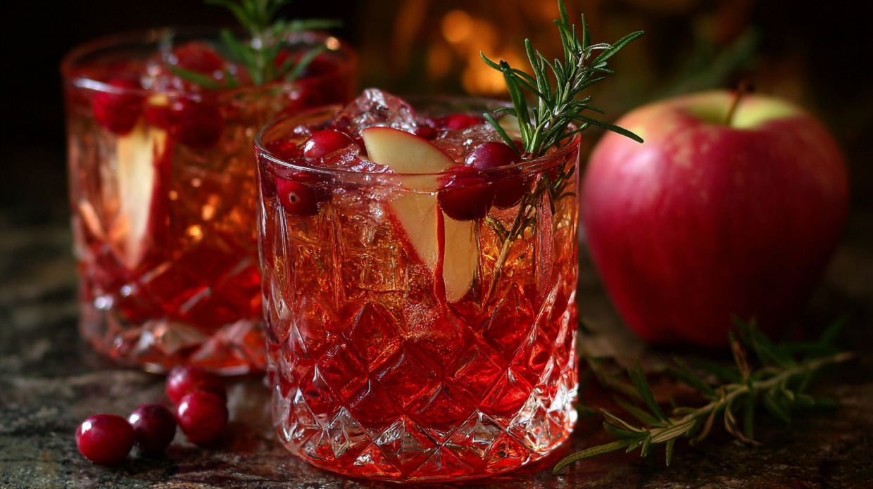 Autumn Punch with Apple & Cranberry