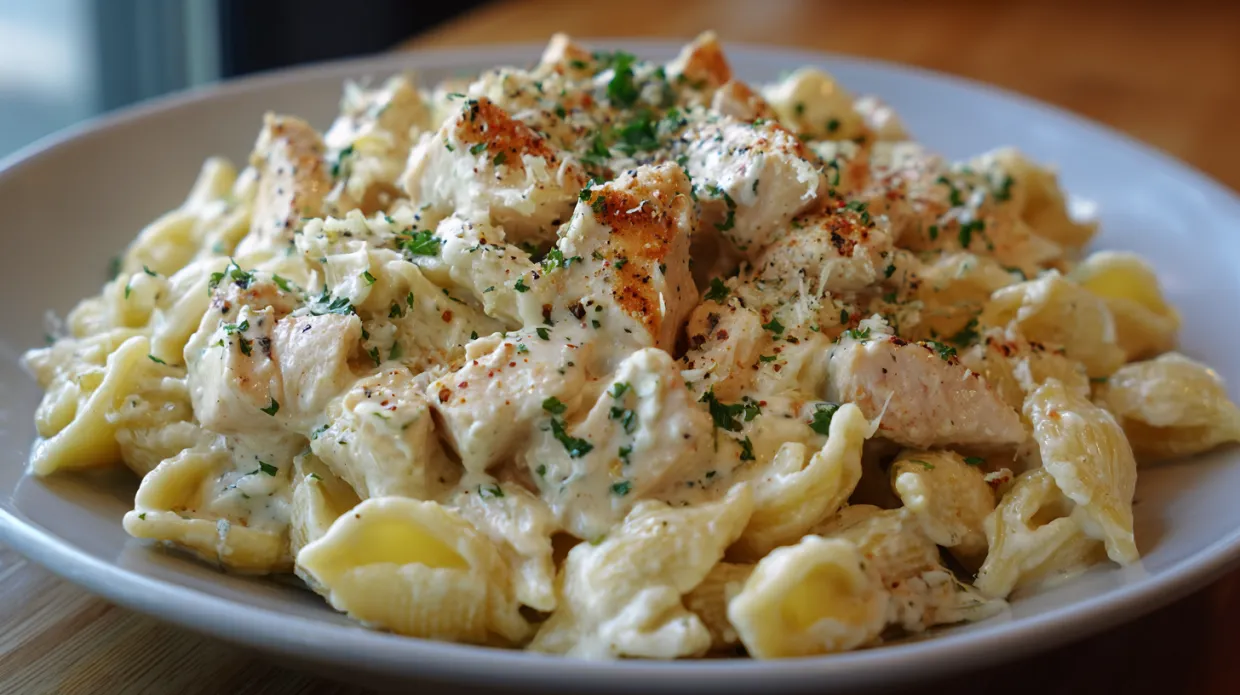 Creamy Garlic Parmesan Chicken Pasta