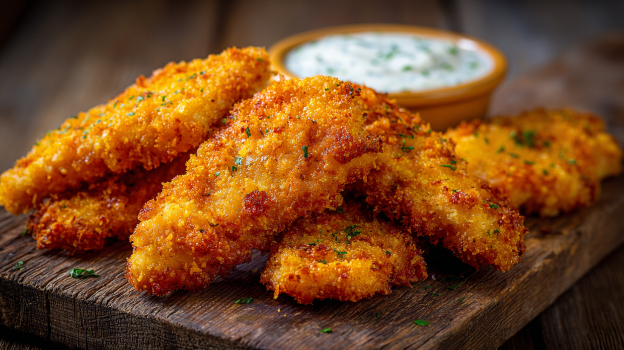 Crispy Ranch Chicken Tenders (Buttermilk Fried Perfection!)