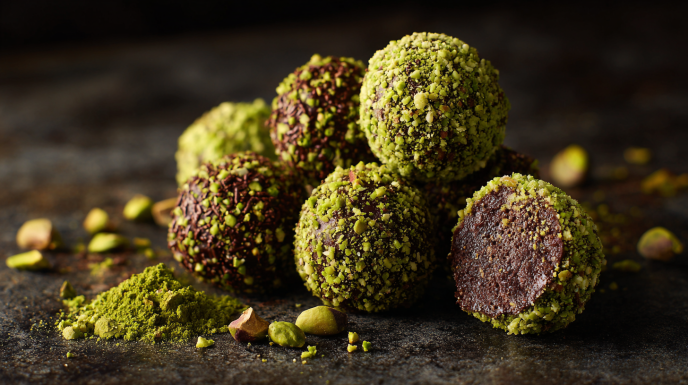 Dubai Chocolate Balls with Pistachio & Kataifi