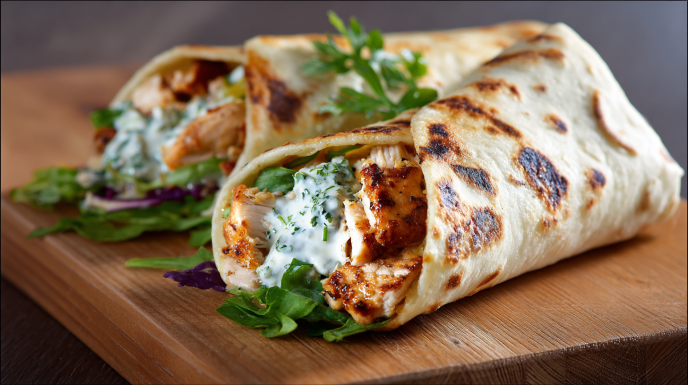 Cheesy Garlic Chicken Wraps – Melty, Flavor-Packed, and Irresistible