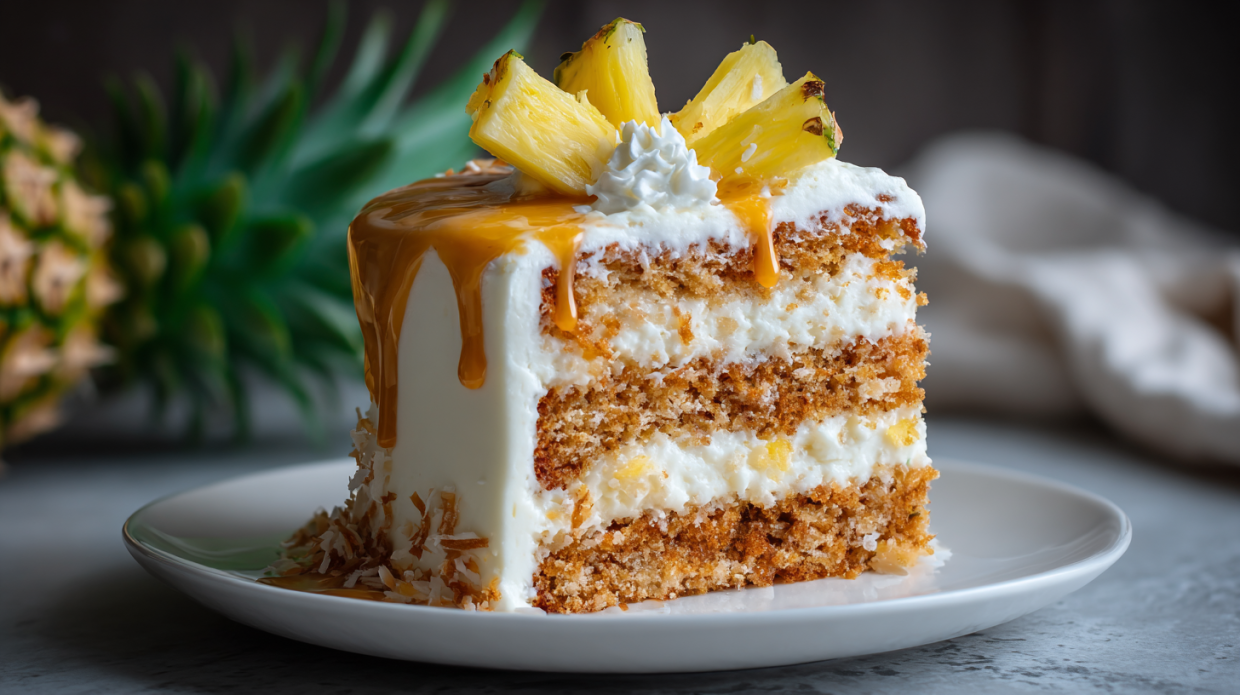 Pineapple Coconut Dream Cake