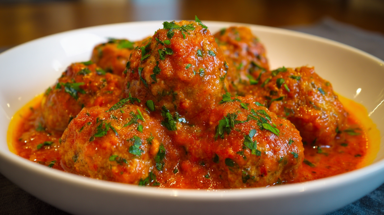 Cozy Ricotta Meatballs in Marinara Sauce (Stovetop Favorite!)
