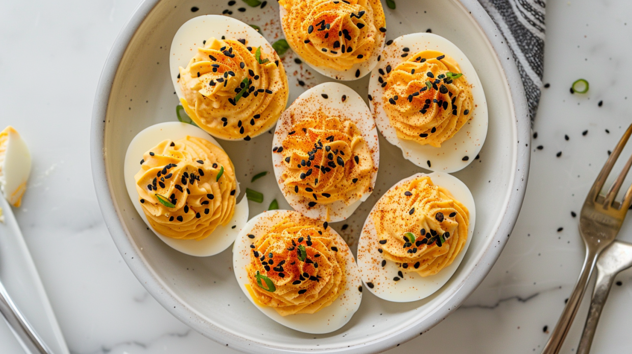 Halloween Deviled Eggs That’ll Spook Your Party Guests (In a Good Way!)