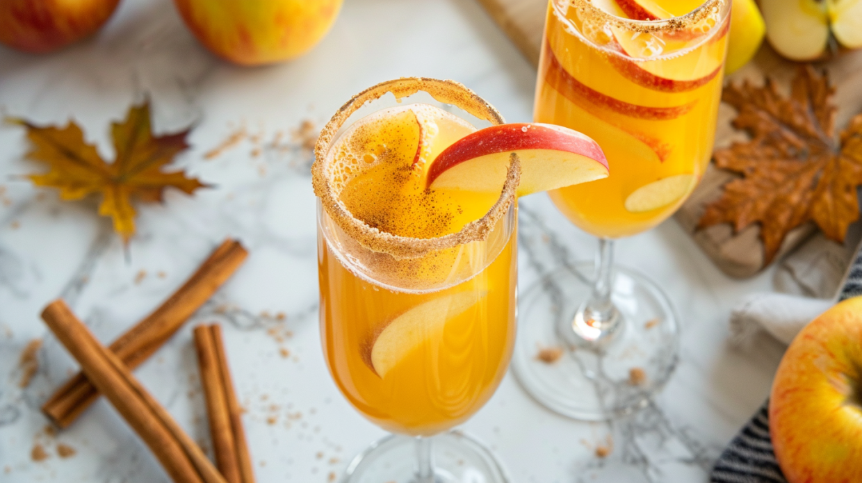 The Best 5-Minute Apple Cider Mimosas for Fall Brunches
