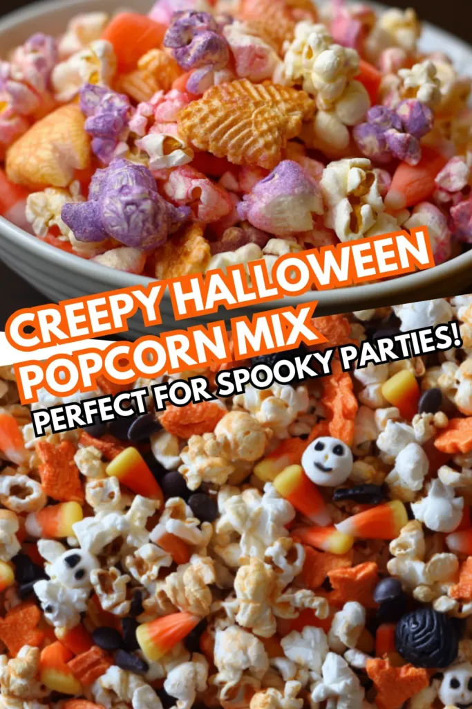 Creepy Halloween Popcorn Mix for Parties 2 6 creepy halloween popcorn mix