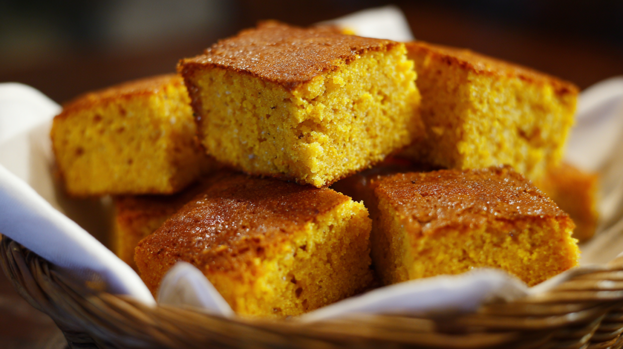Sweet Potato Cornbread That Melts in Your Mouth