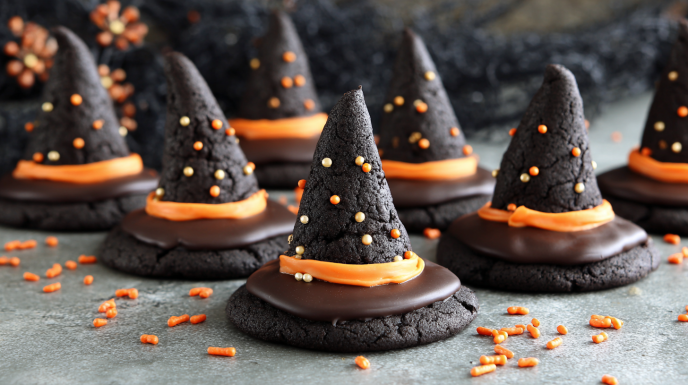 Witch Hat Cookies – Easy Halloween Treats