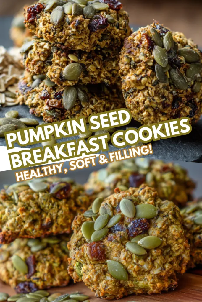Pumpkin Seed Breakfast Cookies (Healthy Recipe) 2 30 pumpkin seed breakfast cookies