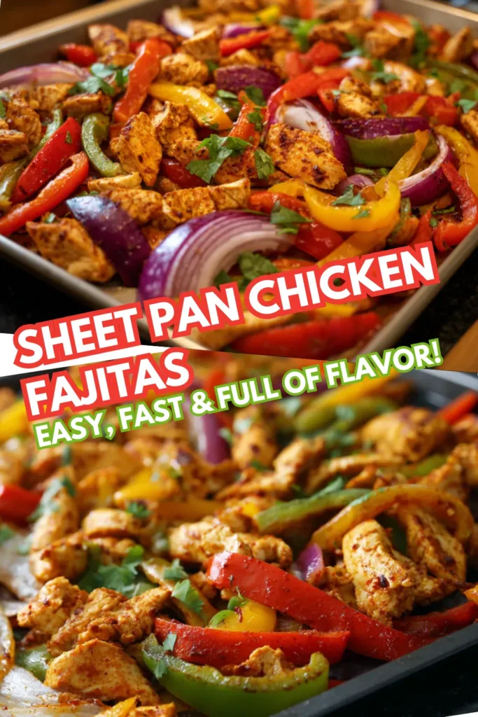 Sheet Pan Chicken Fajitas Recipe (Easy Weeknight Tex-Mex Magic) 2 37 sheet pan chicken fajitas