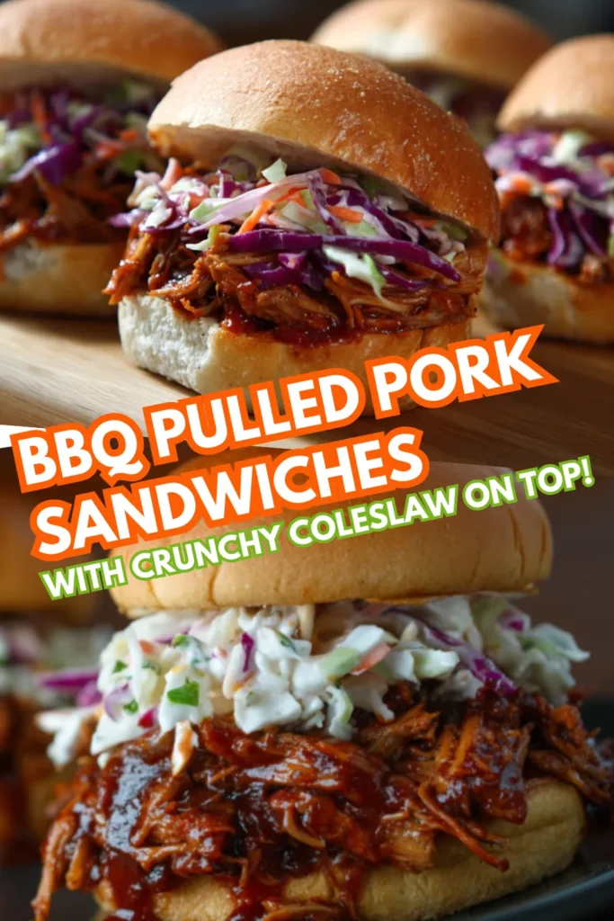 BBQ Pulled Pork Sandwiches with Coleslaw 2 39 bbq pulled pork sandwiches 1