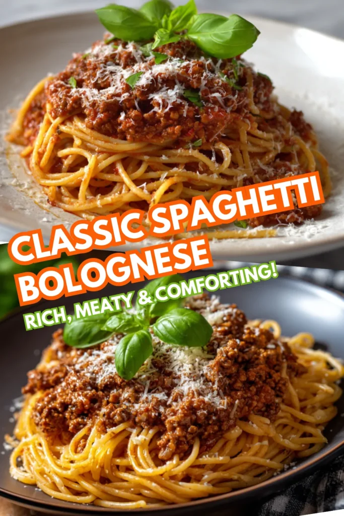 Classic Spaghetti Bolognese Recipe (Rich, Slow-Simmered, Restaurant-Worthy) 2 40 spaghetti bolognese 1