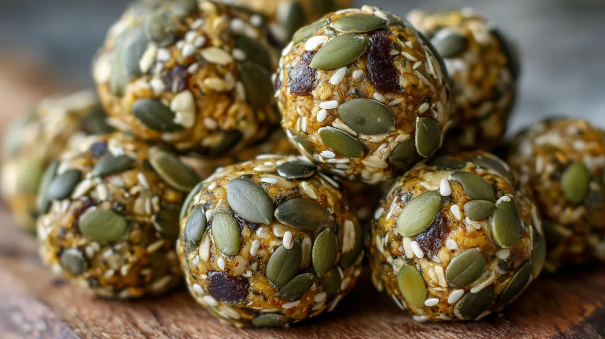 Pumpkin Seed Energy Bites (No Bake)