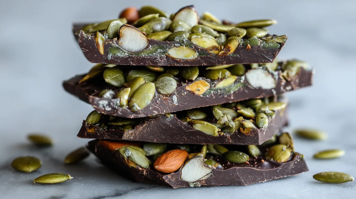 Pumpkin Seed Chocolate Bark Recipe