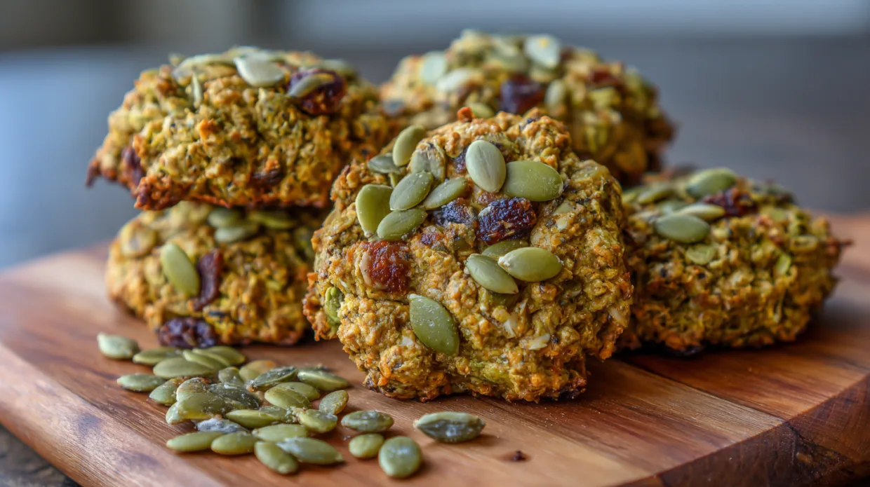 Home page 9 Pumpkin Seed Breakfast Cookies (Healthy Recipe)