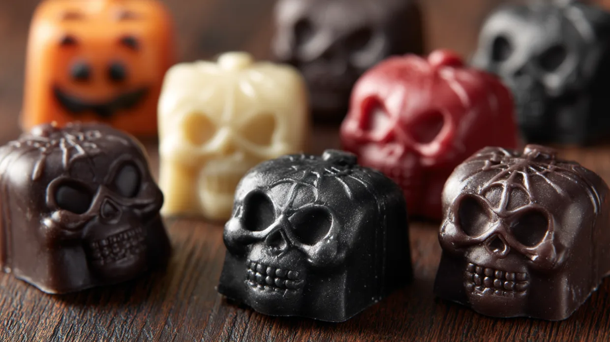 Spooky Halloween Candy Ideas Everyone Will Love: Haunted Chocolate Bark Three Ways