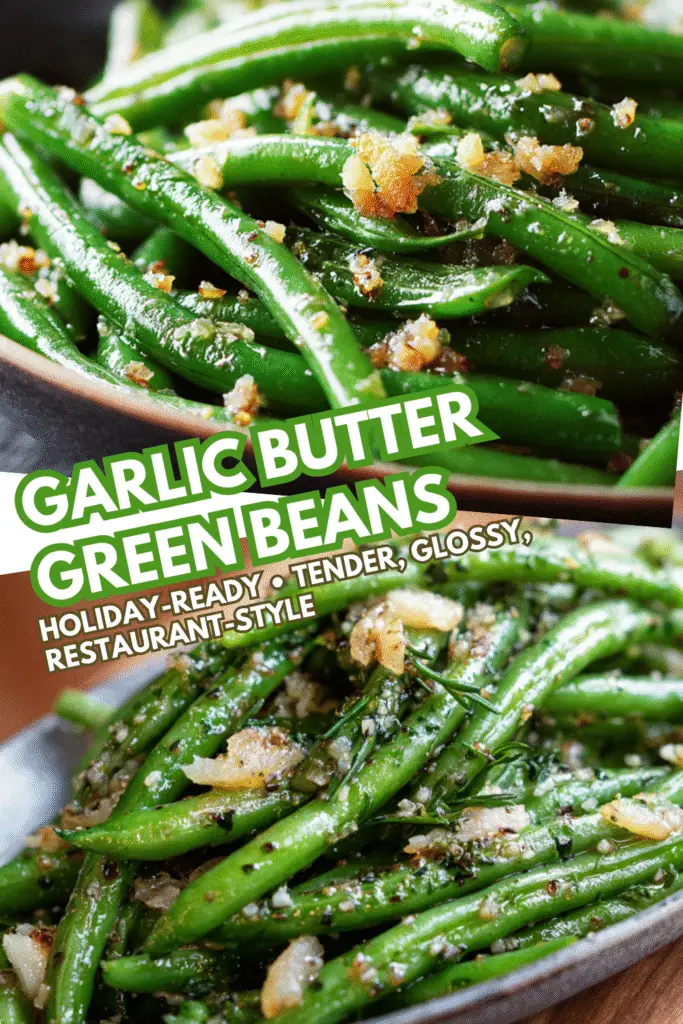 Garlic Butter Green Beans (Elegant Holiday Side with Lemon & Almonds) 2 15 1