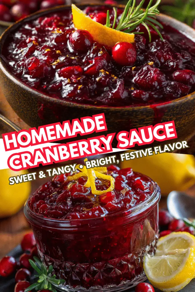 Cranberry Sauce | Sweet & Tangy Holiday Favorite (Make-Ahead Magic) 2 20 1