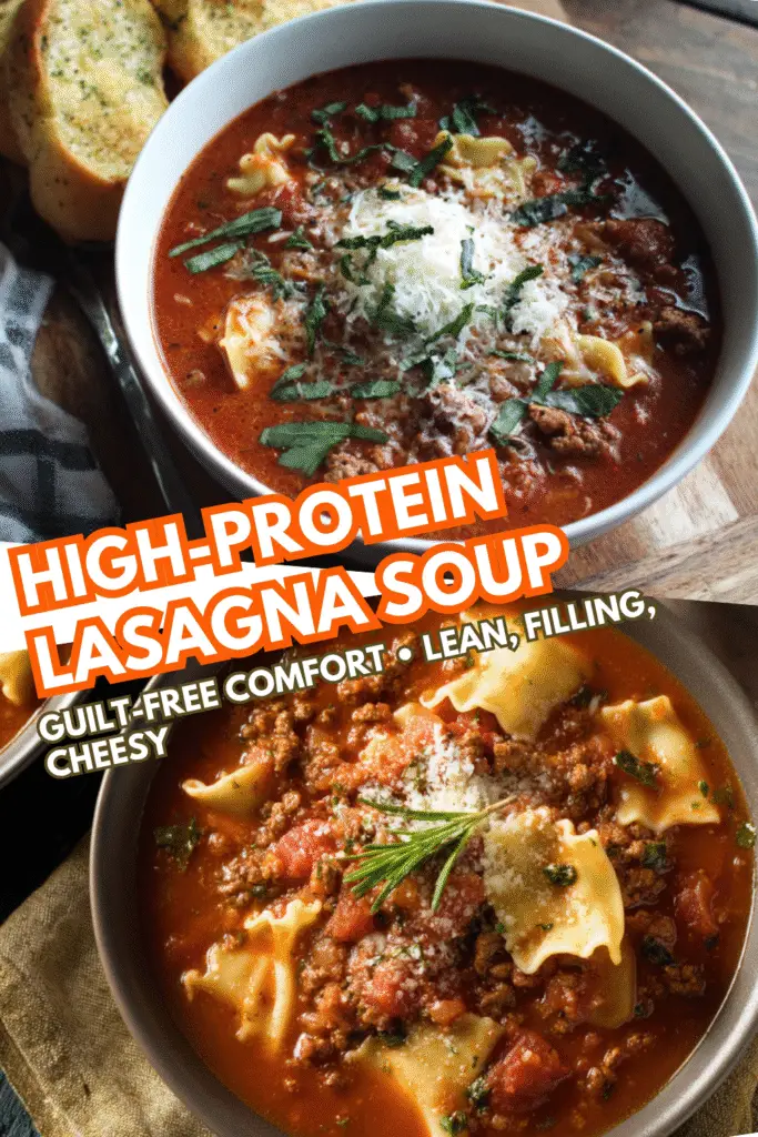 High-Protein Lasagna Soup (Guilt-Free Comfort Food, Weeknight Easy) 2 24 1