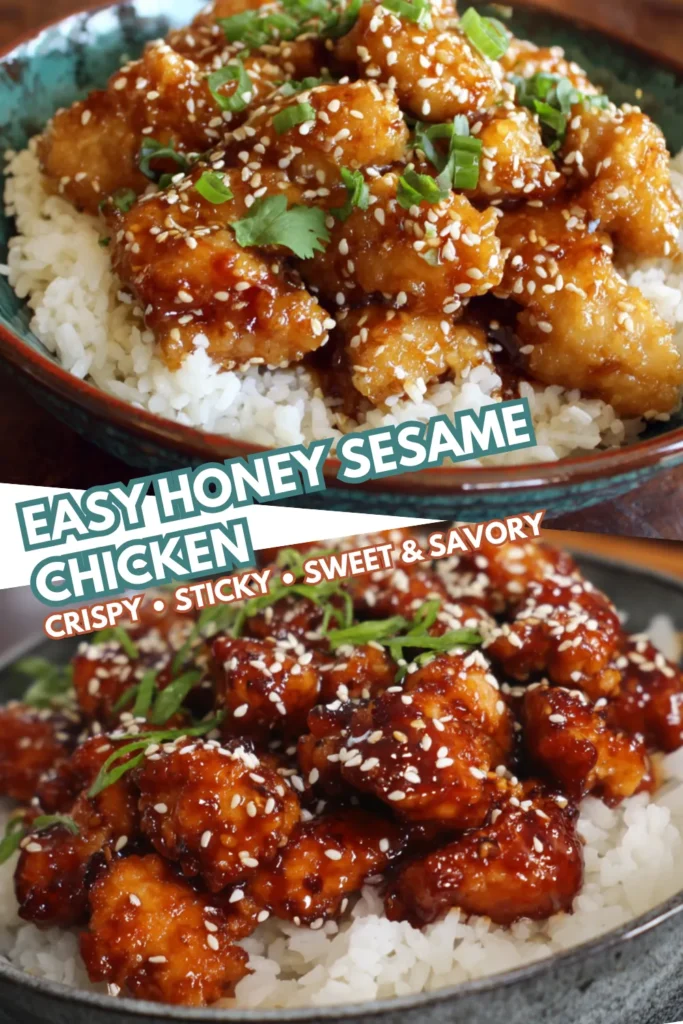 Easy Honey Sesame Chicken (Better Than Takeout—Sticky, Crunchy, Weeknight-Ready) 2 35 1